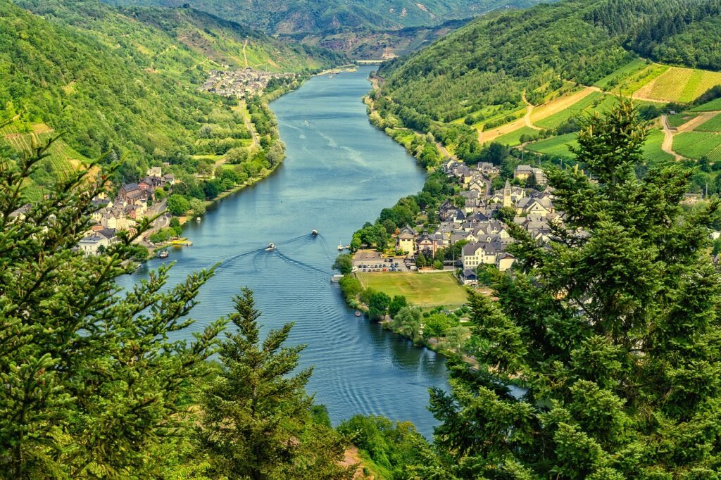 river, nature, mosel